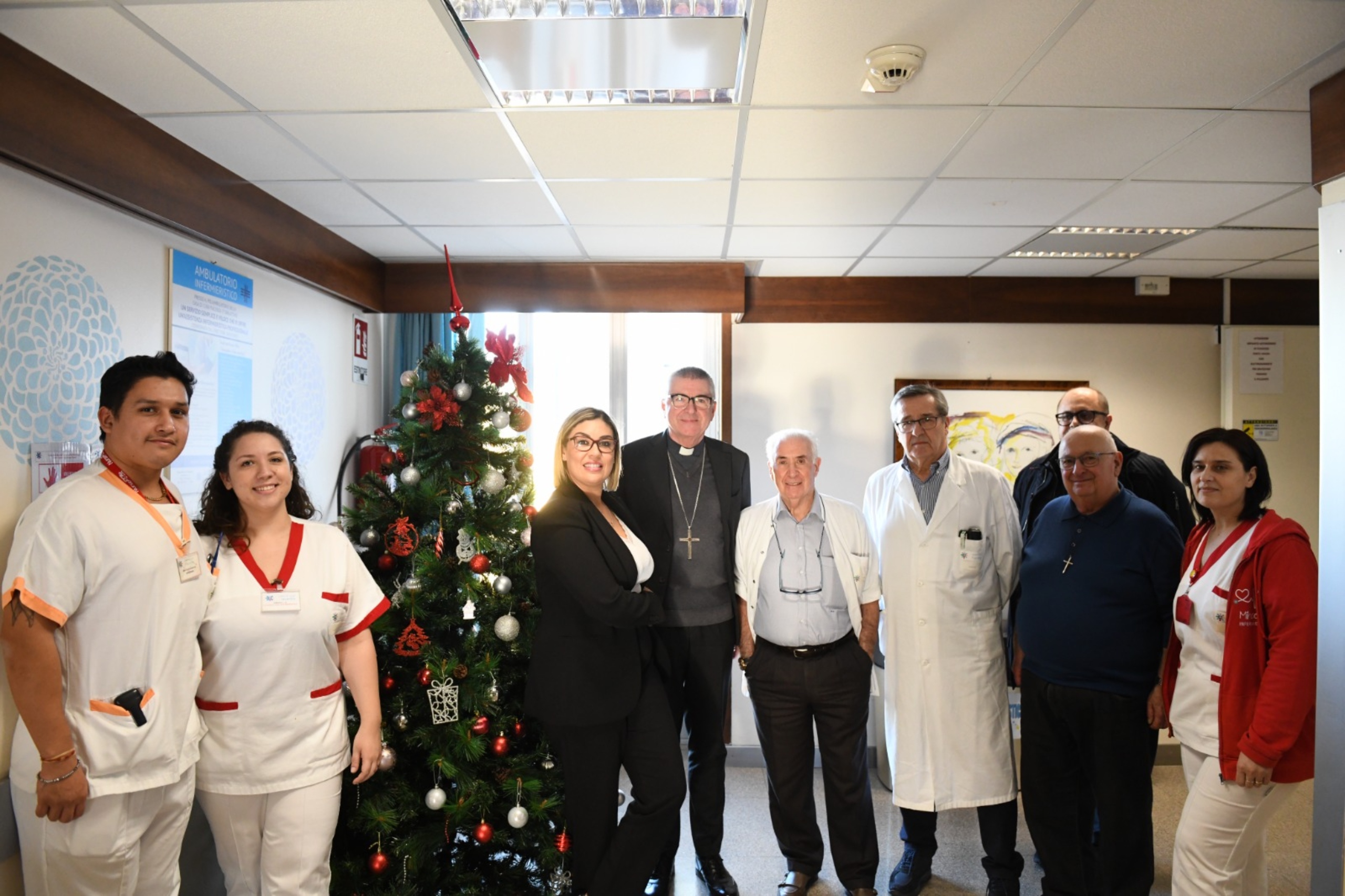Visita pastorale Vescovo Mons. Adriano Cevolotto in Casa di Cura Piacenza